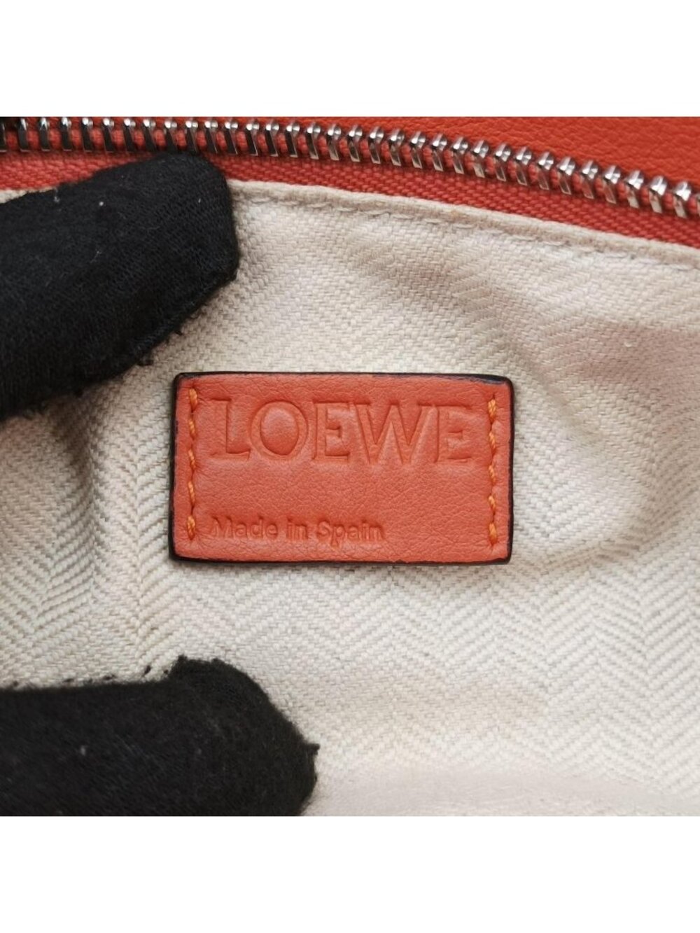 Loewe Puzzle Bag Orange Leather - Picture 10 of 15